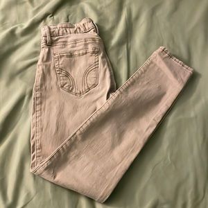 Low rise super skinny khaki pants